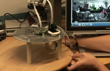 GazeBot: a biologically motivated eye-head robot